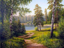 Load image into Gallery viewer, AZQSD DIY 50x40cm Paint By Numbers For Landscapes Home Decoration Oil Painting By Numbers Full Set For Adults