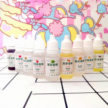 Load image into Gallery viewer, 10ml Fruit Flower Flavor Edible Flavoring Essence Practical DIY Craft Food Flavor For Slime Crystal Mud Handcraft Slime Supplies
