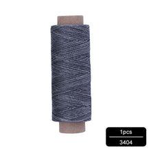 Load image into Gallery viewer, MIUSIE 1Pcs 50M 150D 1mm Leather Waxed Thread Cord for DIY Handicraft Tool Hand Stitching Thread Flat Waxed Sewing Line
