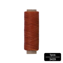Load image into Gallery viewer, MIUSIE 1Pcs 50M 150D 1mm Leather Waxed Thread Cord for DIY Handicraft Tool Hand Stitching Thread Flat Waxed Sewing Line
